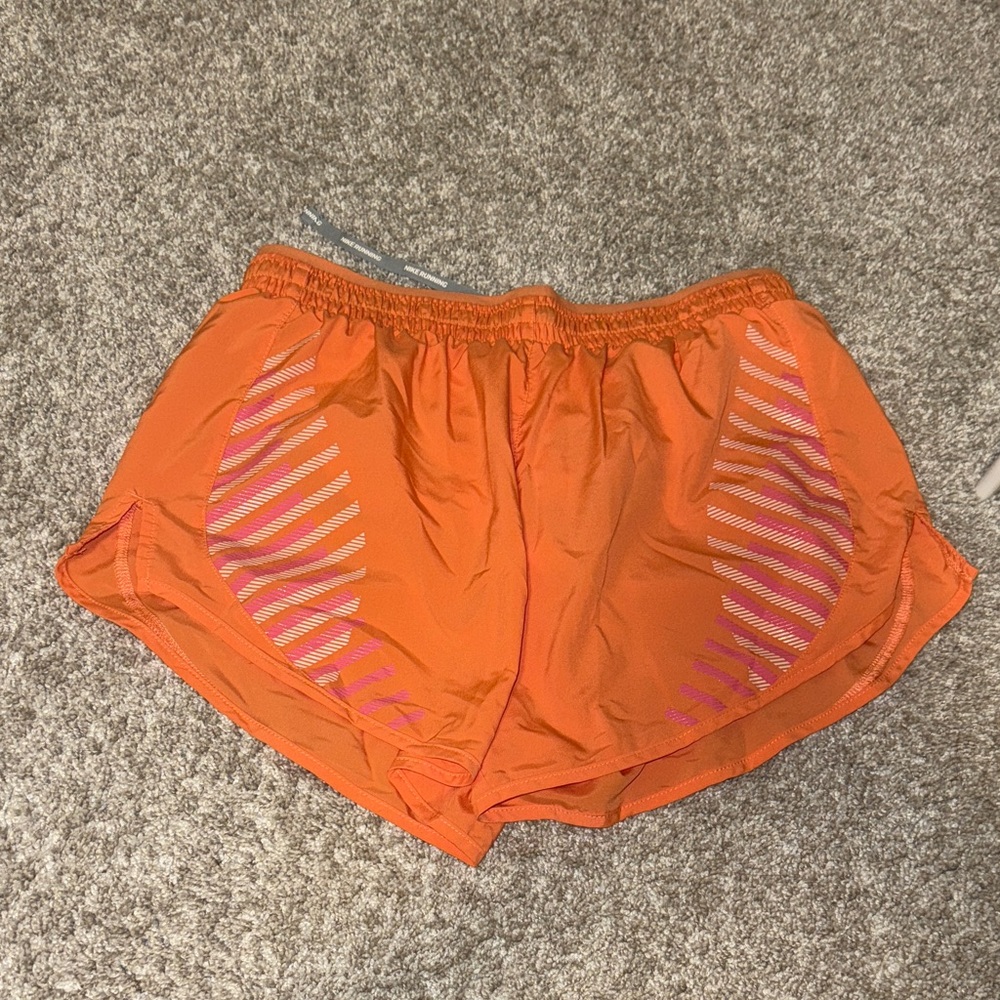Nike Women's Orange Athletic Shorts